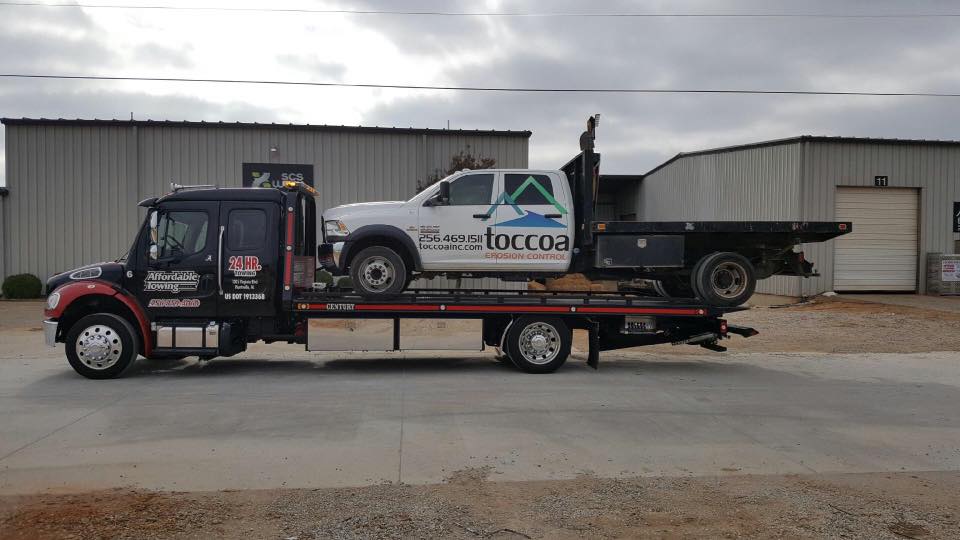 affordable towing, work truck towing, huntsville, al