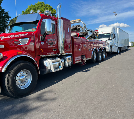semi towing, capshaw, al, tractor trailer, affordable towing, huntsville